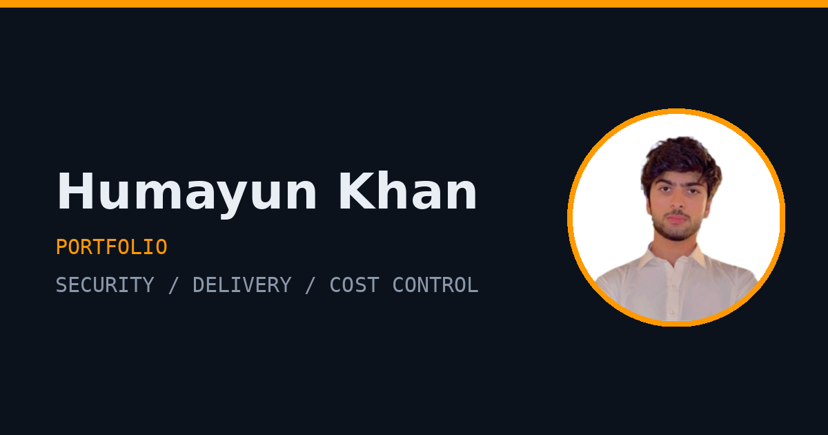 Acadium Rida Humayun Humayun Khan · Cloud, Infrastructure & IT Portfolio